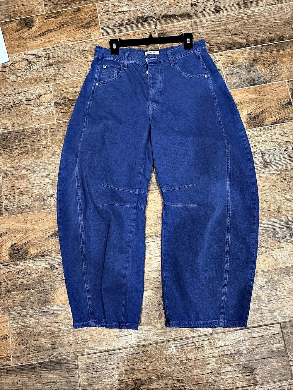 We The Free Good luck Barrel Jeans in Cobalt Blue $98